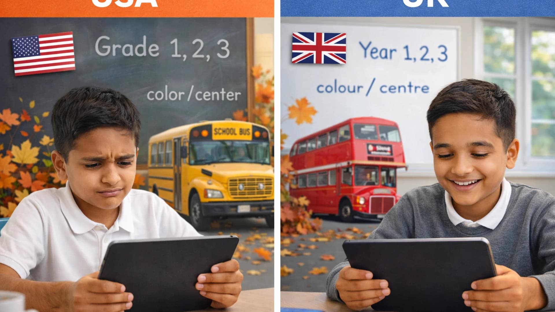 Why American Reading Apps Fail UK Kids: Grade vs Year Confusion Hurting Your Child's Progress
