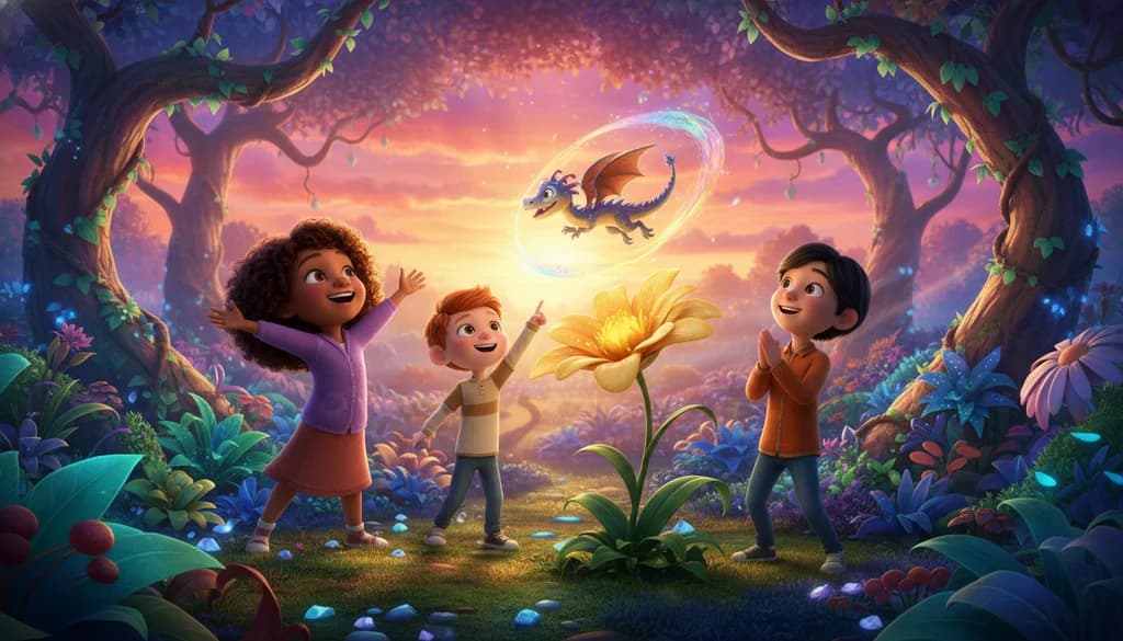 Sparkle and the Sunpetal Bloom
