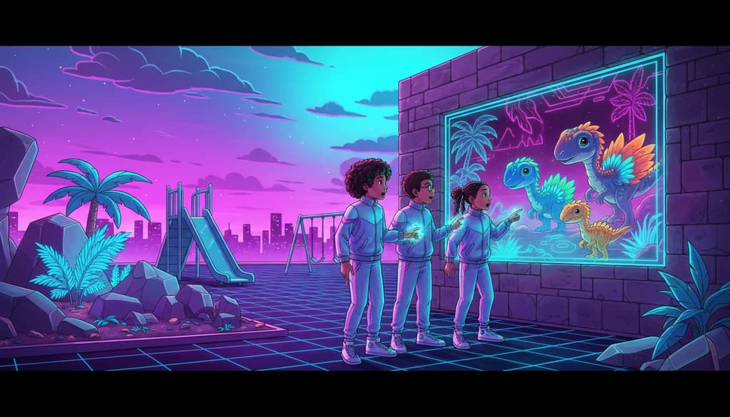 The Day the Dinosaurs Borrowed Our Playground